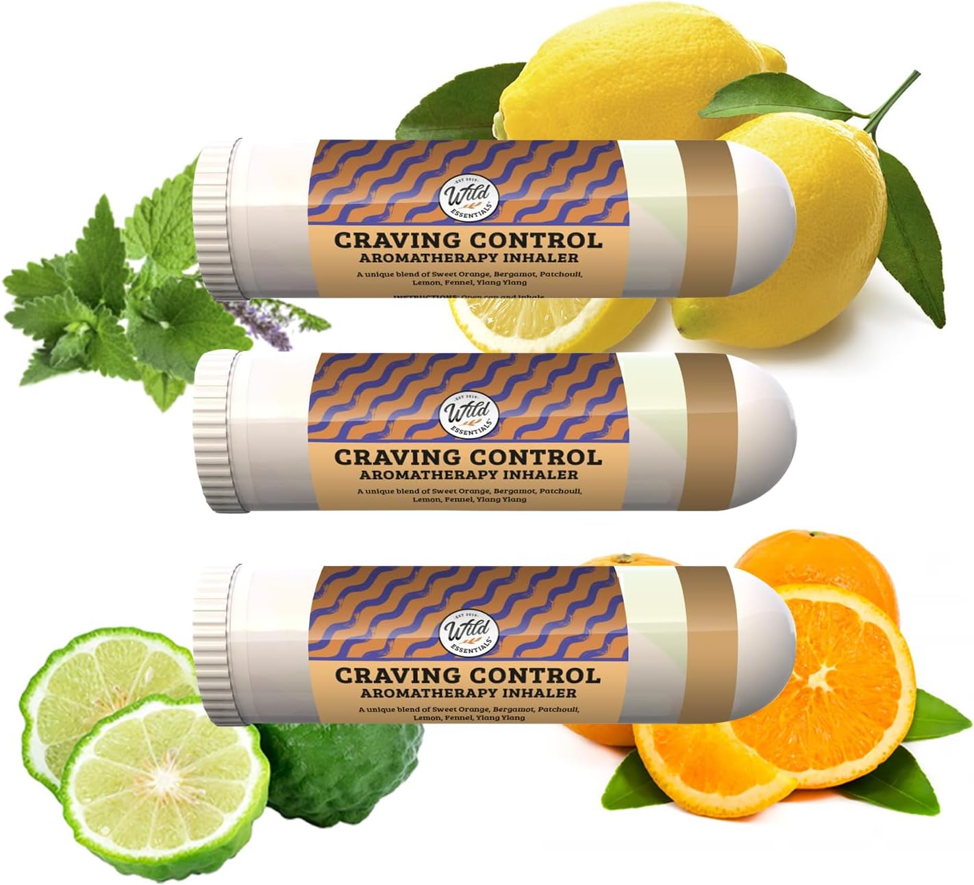 Næseinhalator med æteriske olier – Craving Control