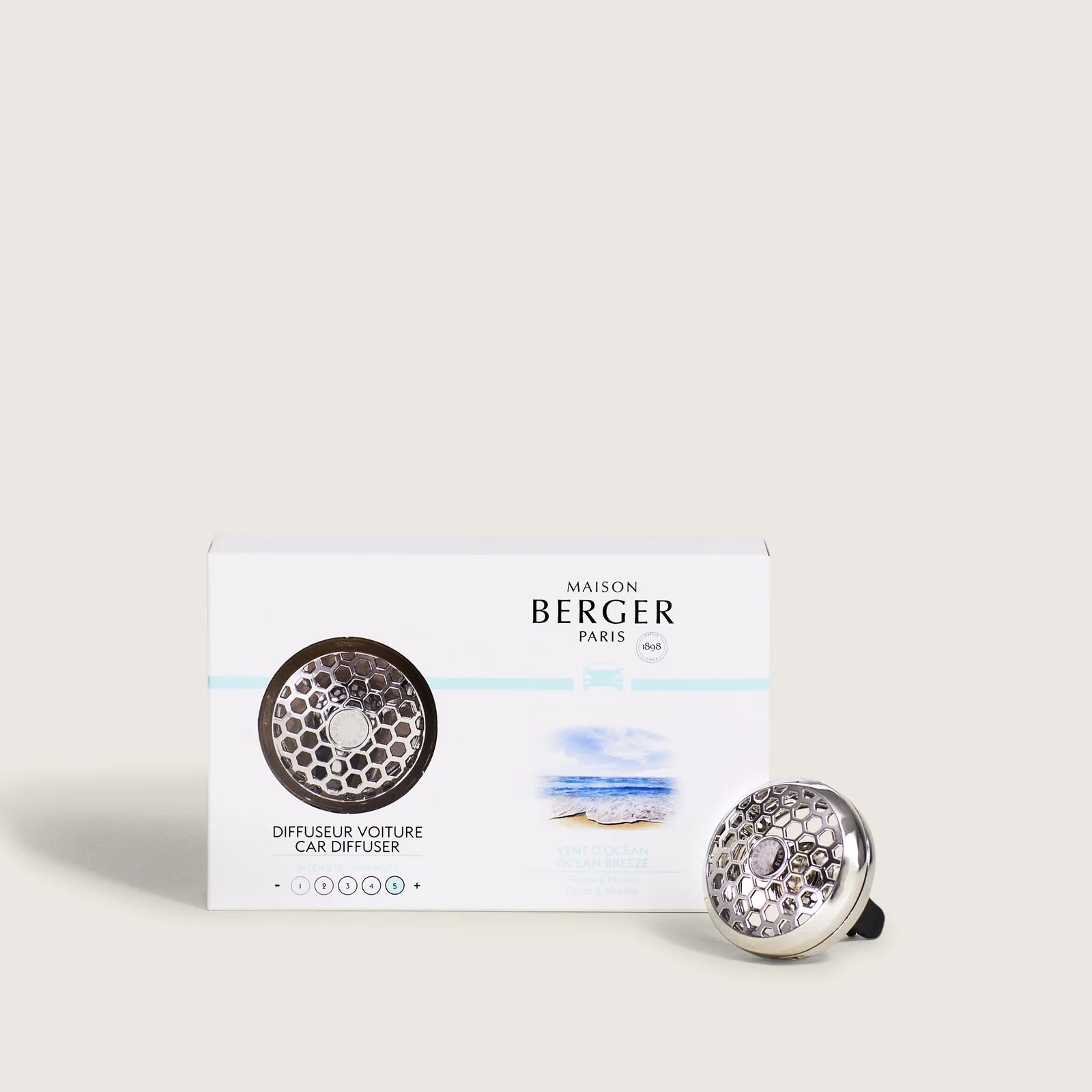 Maison Berger luftfrisker til bilen med Ocean Breeze