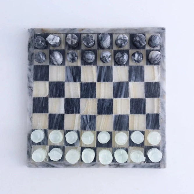 White & Black Onyx krystal skatbræt | Luksuriøs kontrastfuldt design