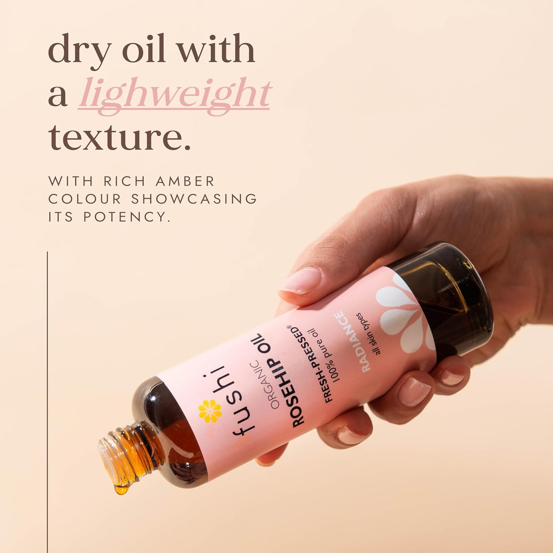 Fushi Økologisk Rosehip oil – Fresh-Pressed® | anti-aging, glød & pigmentudjævning