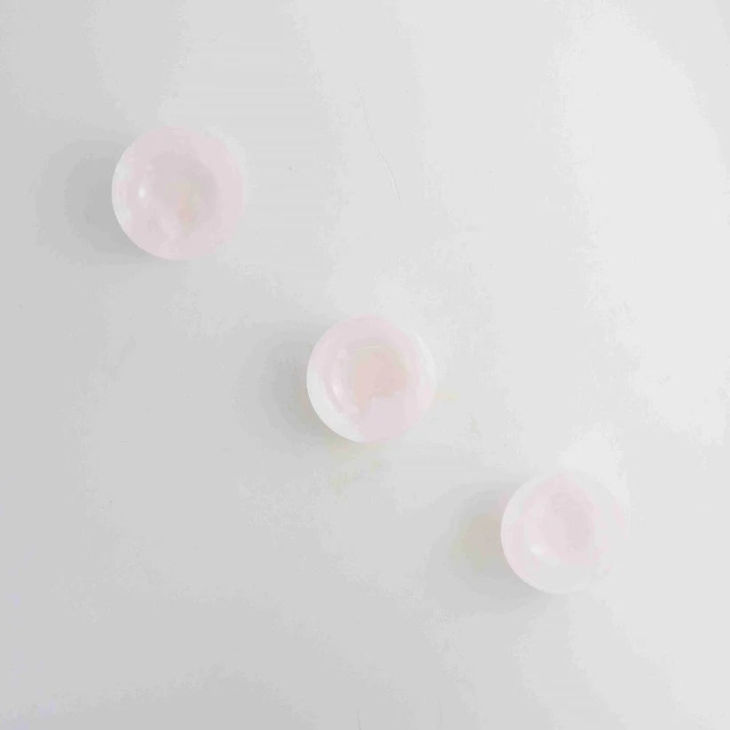 Krystal skål af Pink Mangano Calcit – Rund | Blid healing, & selvkærlighed