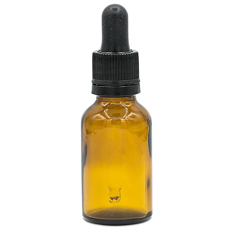 Pipetteflaske i brunt glas til æteriske olier – 30 ml