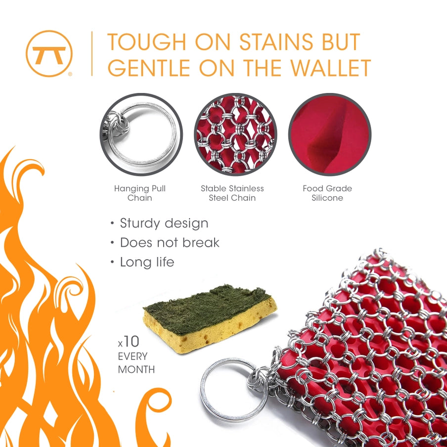 Stålsvamp med silikone pude | Foxrun