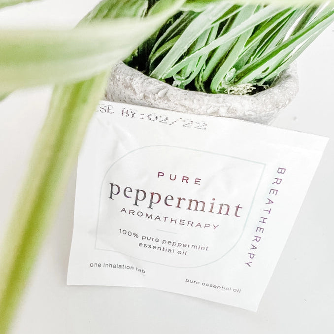 Pebermynte aromaterapi pakke med blade
