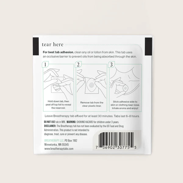 Pure peppermint - aromaterapi plaster med opkvikkende energi