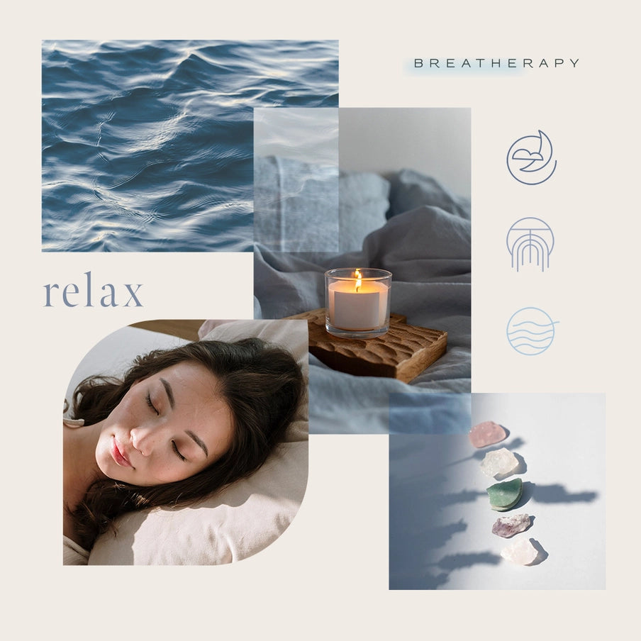 Relax med calm, grounding & sleep patches kit - aromaterapi plaster bedre søvn & afslapning