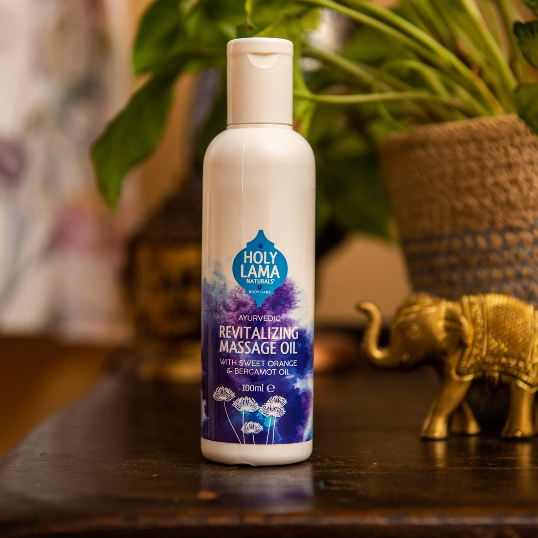 Holy lama Revitalising body oil med citron, appelsin & bergamot - Ayurvedisk kvalitet