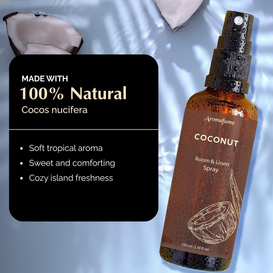 Roomspray & Linenspray med kokos (Coconut) | Aromafume