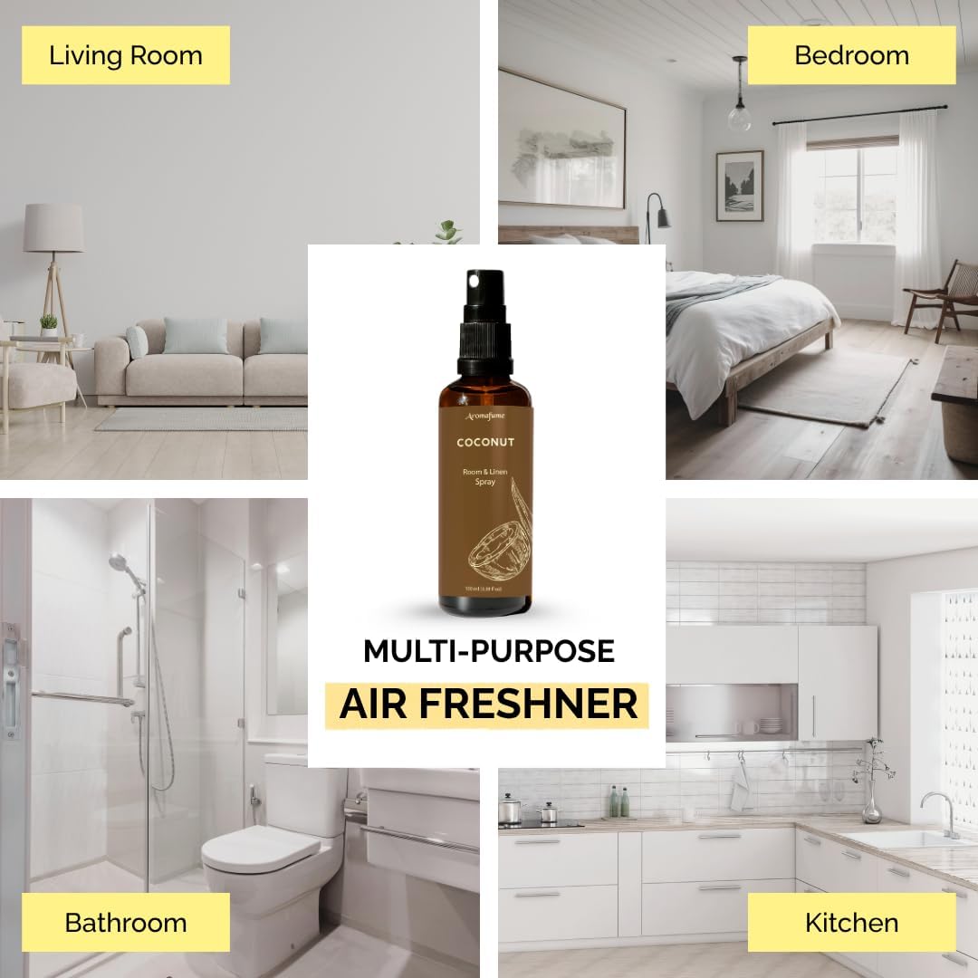 Roomspray & Linenspray med kokos (Coconut) | Aromafume