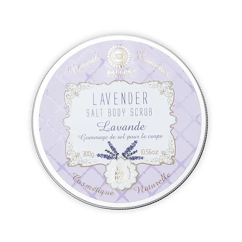 Saules Riga Body Scrub til blød, rolig og velplejet hud – Lavendel & Shea Butter