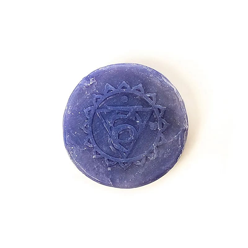 Holy lama Ayurvedisk chakra sæbe med Geranium & bergamot - hals chakra