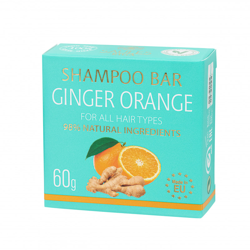 Saules Riga Shampoo bar – fugtgivende & styrkende | ingefær, appelsin & macadamia