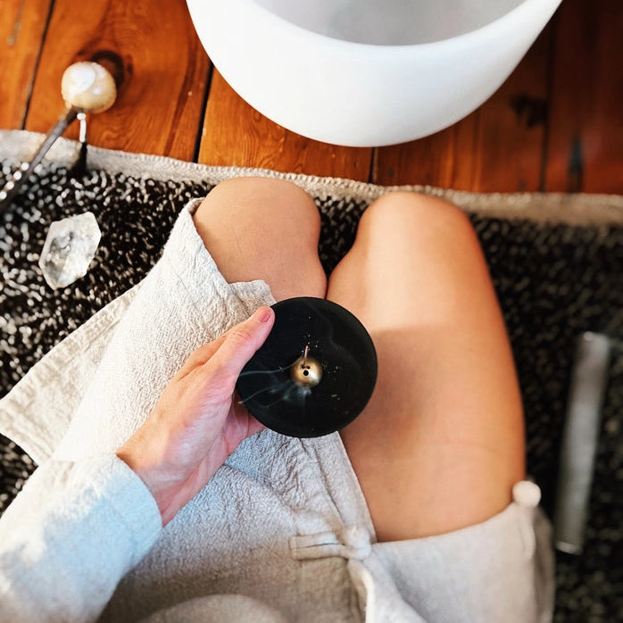 Ume Incense – Shibui Raw | Smudging sæt med røgelsesholder & stentøjsskål