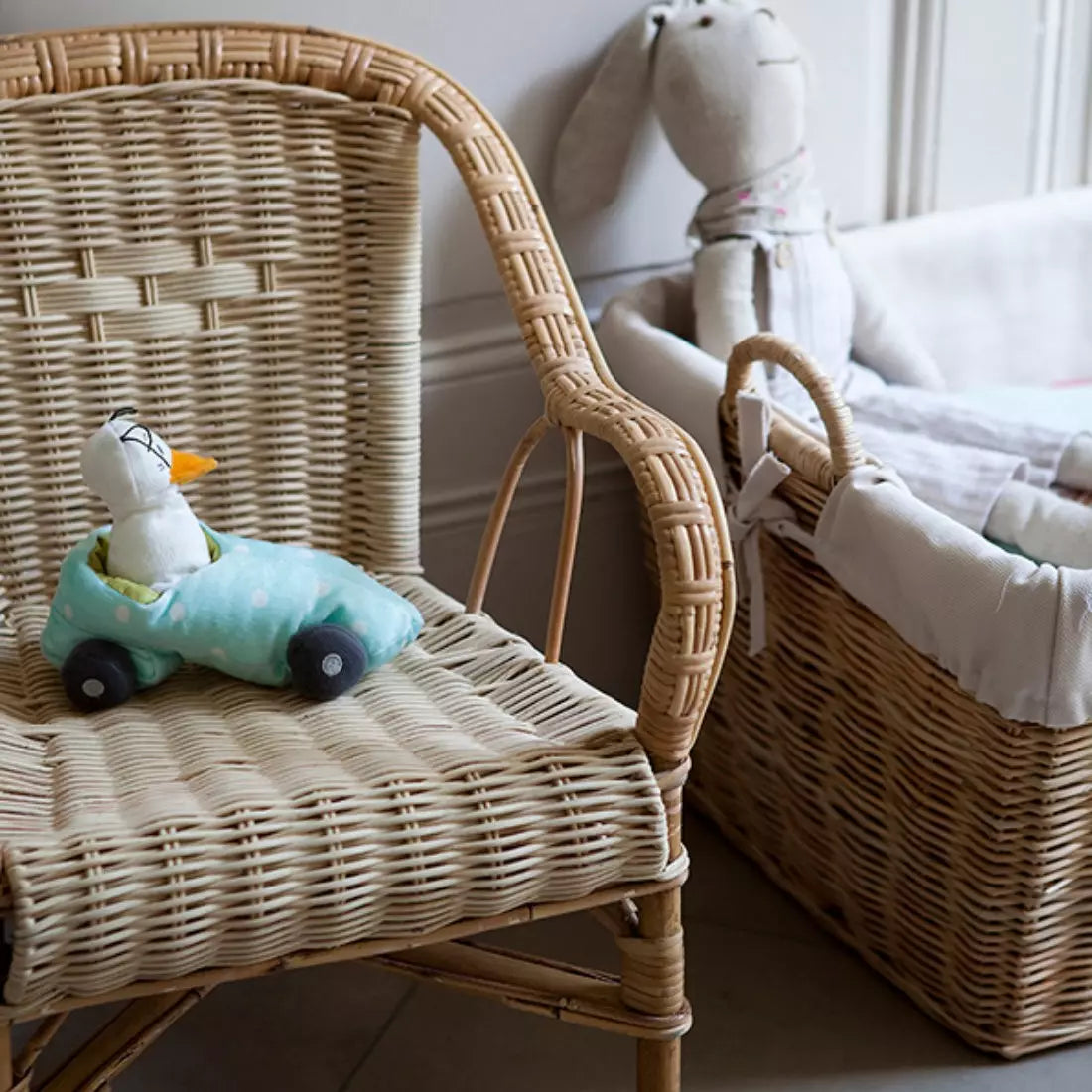 RATTAN BØRNESTOL SWAN | KOK MAISON