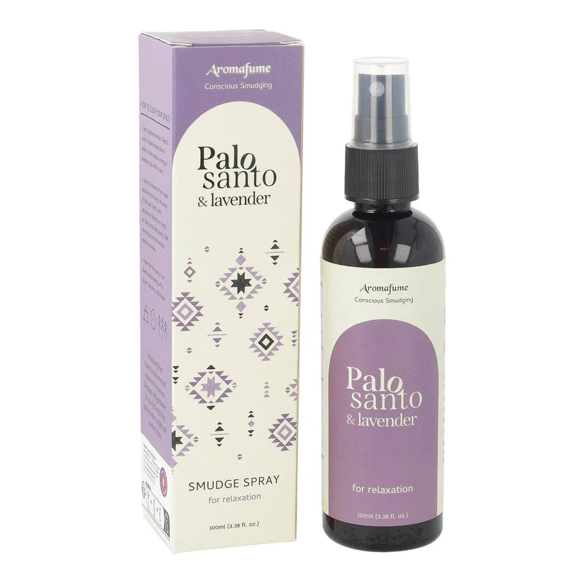Rens hjemmet for negativ energi med Aromafume Palo Santo Spray. Naturlig roomspray til energetisk rensning, ro, beskyttelse og balance.