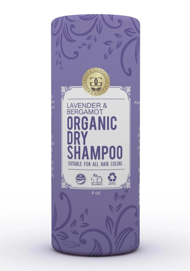 Økologisk tørshampoo lavendel og bergamot, vegansk, naturlig hårpleje