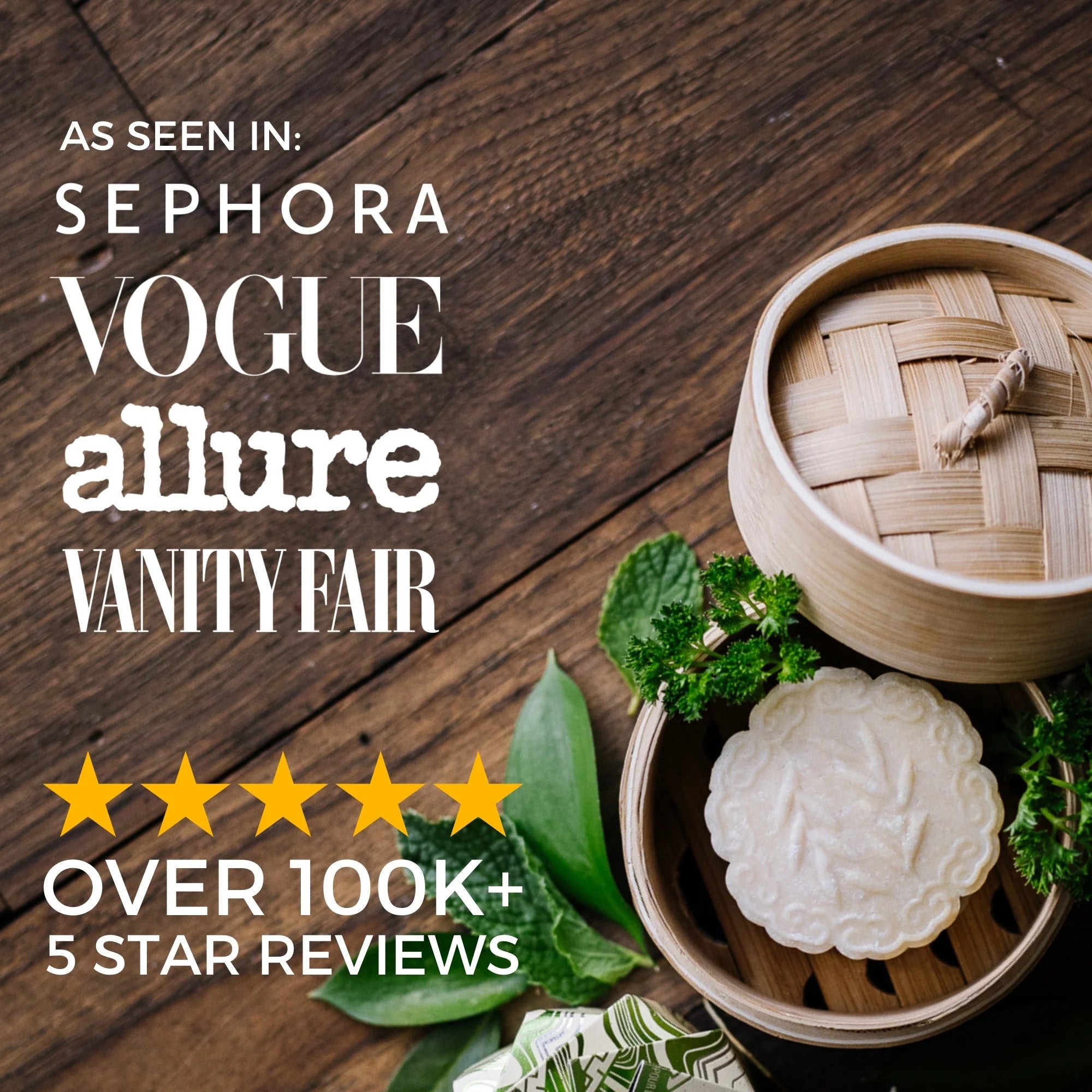 Dybderensende & styrkende shampoo bar med Rice Water, Tea Tree & Mint – perfekt til fedtet hår og hovedbund.