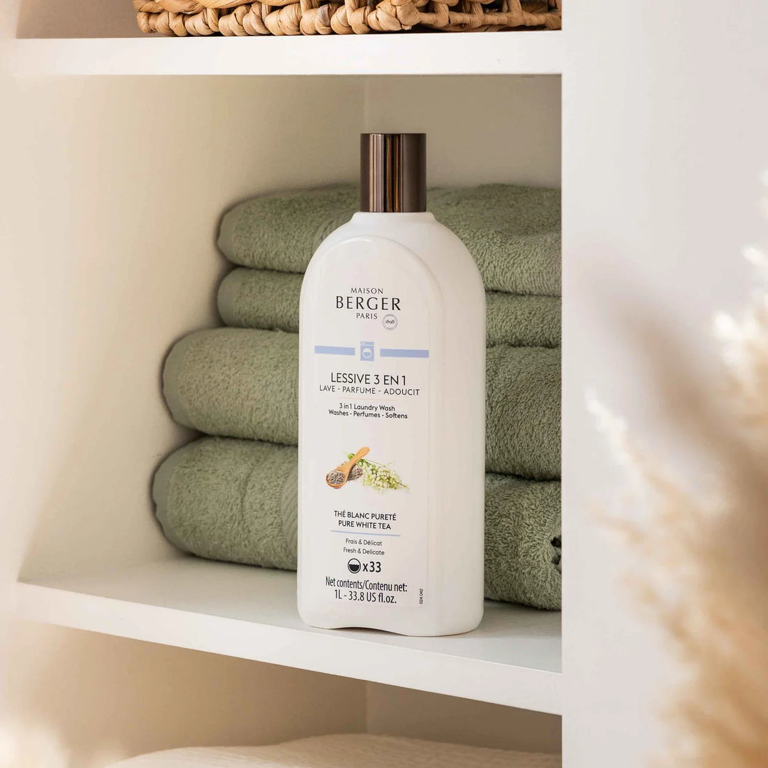 Maison Berger naturligt & miljøvenligt vaskemiddel – Pure White Tea