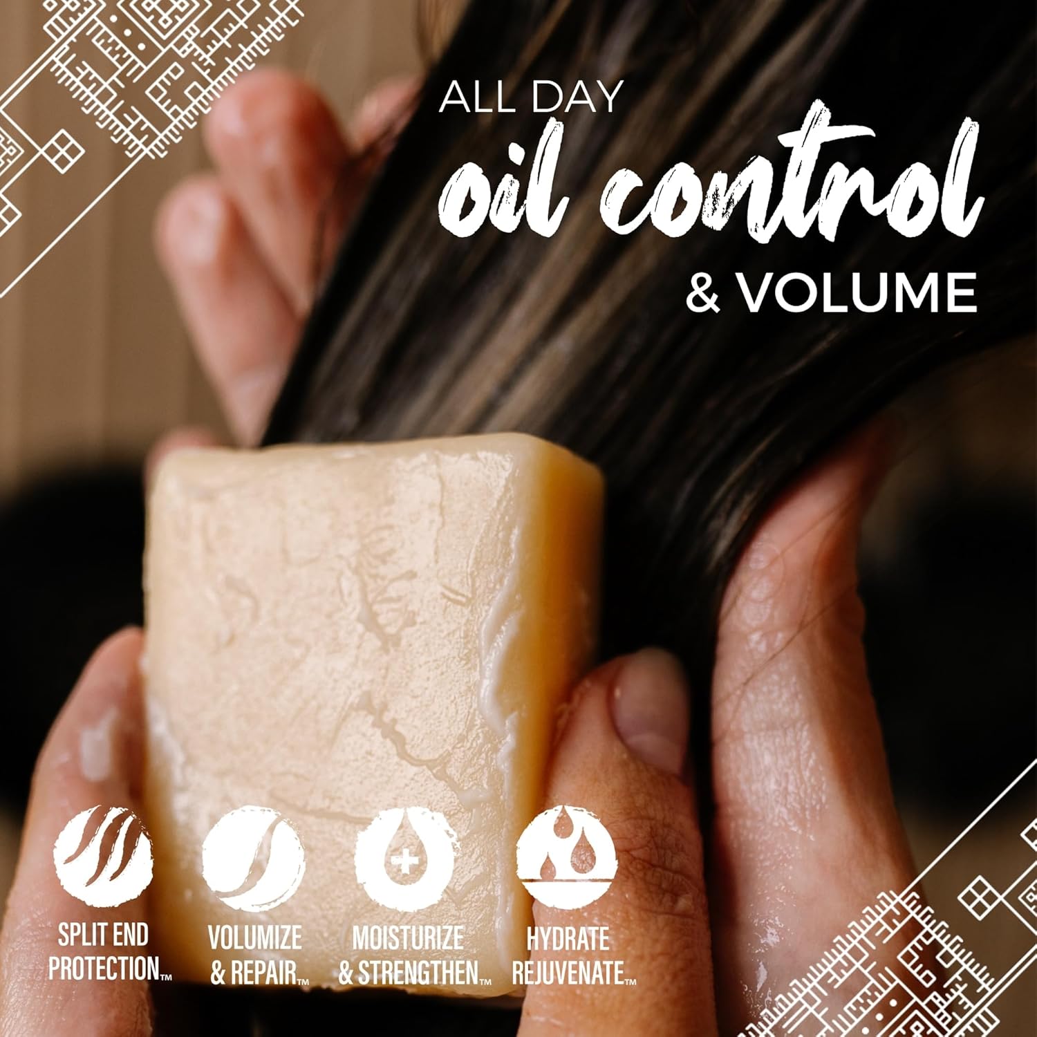 En frisk og plejende conditioner bar med Citrus Zest & Rice Water, der giver håret volumen, styrke og en silkeblød finish.