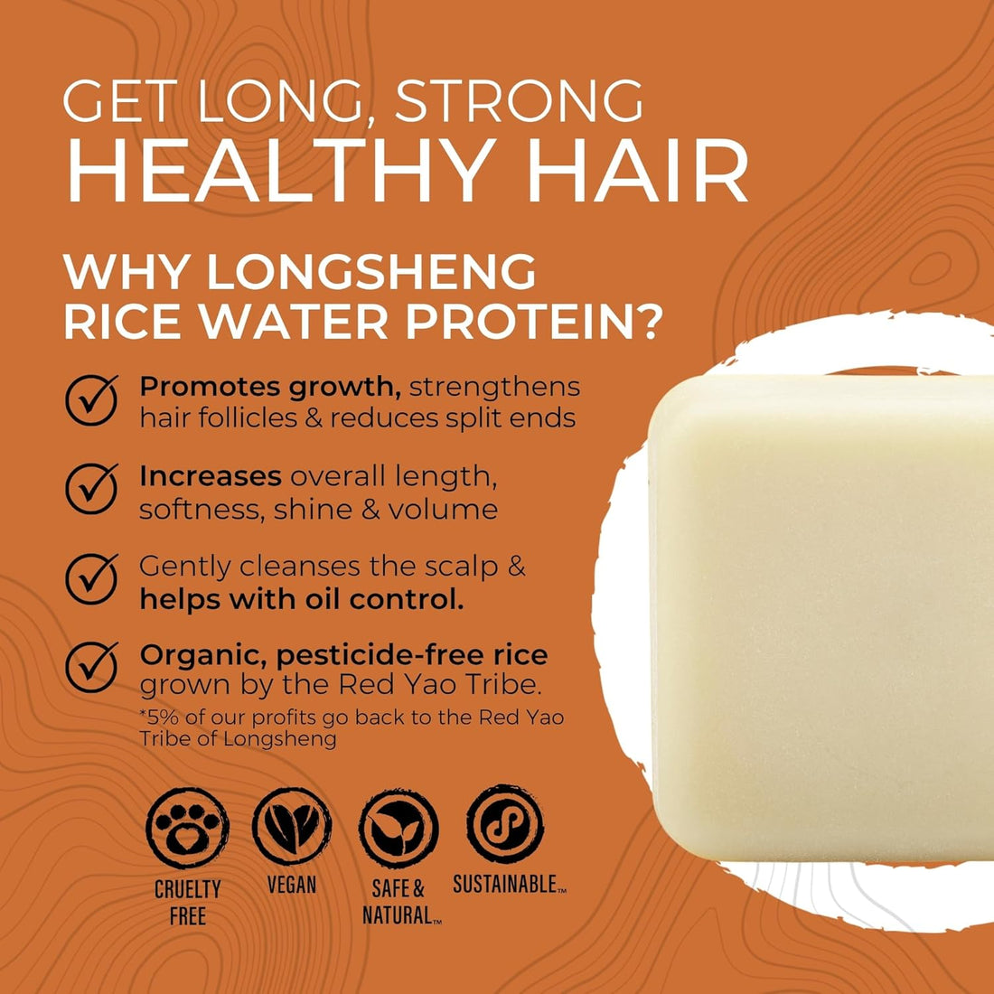 Viori Conditioner Bar – Native Essence med Rice Water til volume & styrke