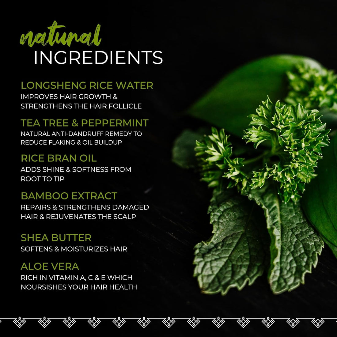 Opfriskende conditioner bar med Longsheng Rice Water, tea tree & mint – styrker, fugter og giver volumen, mens hovedbunden føles ren og afbalanceret.