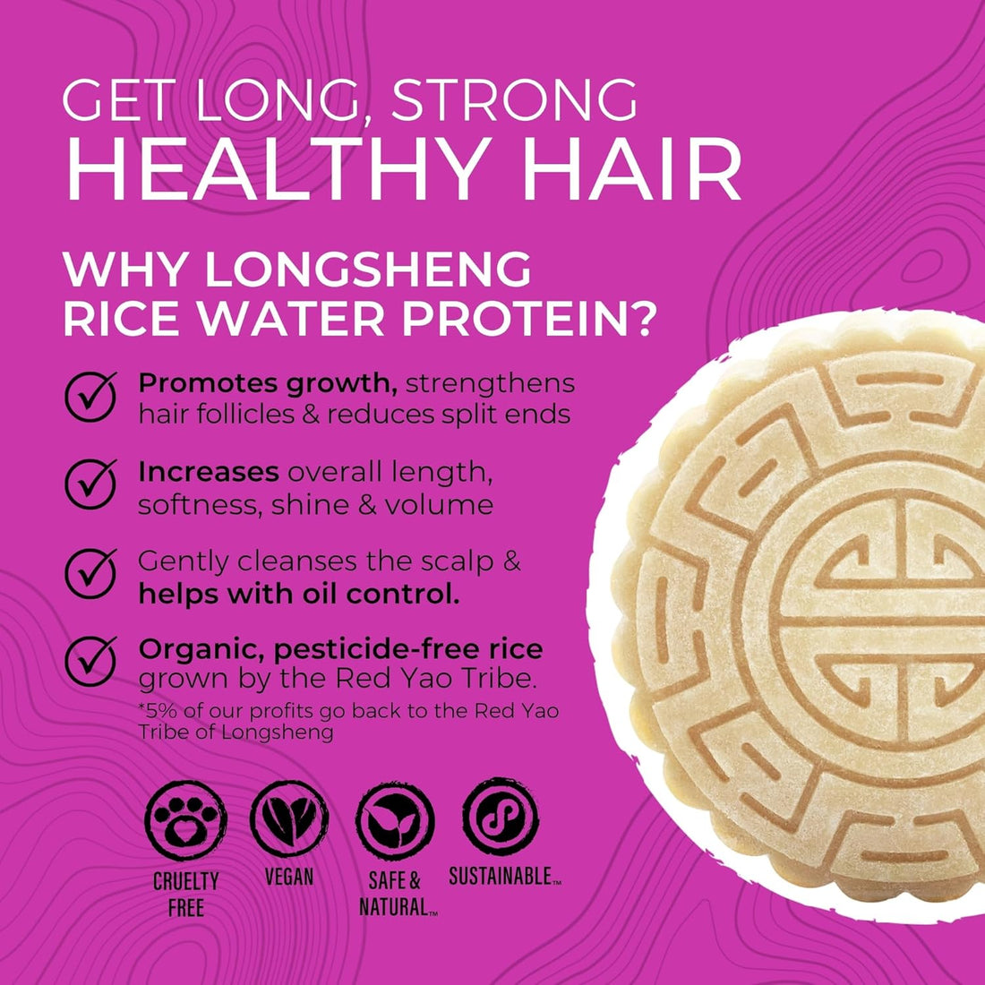 Viori Shampoo & Conditioner + Bambusbox Sæt – Terrace Garden med Rice Water