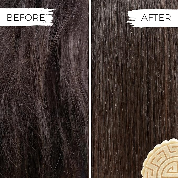 En komplet hårplejepakke med Vioris Native Essence shampoo & conditioner bars samt bambus box – udviklet til sensitiv hovedbund og sart hår.