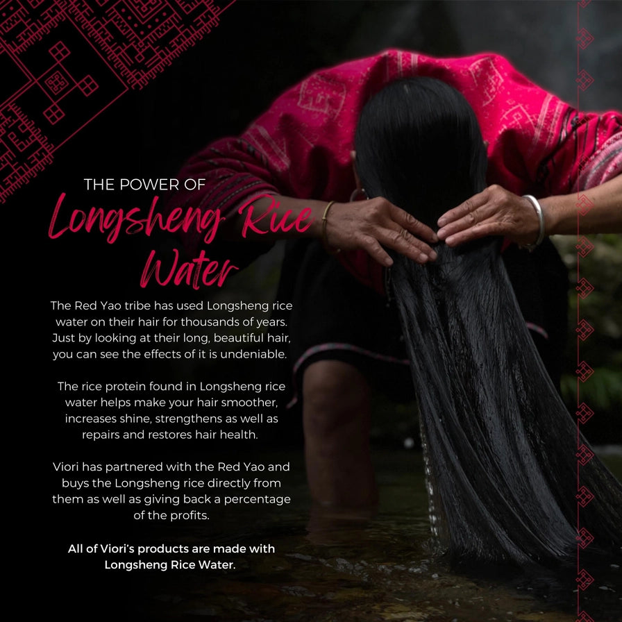 Rice Water Shampoo & Conditioner med Native Essence - Travel Size | Viori