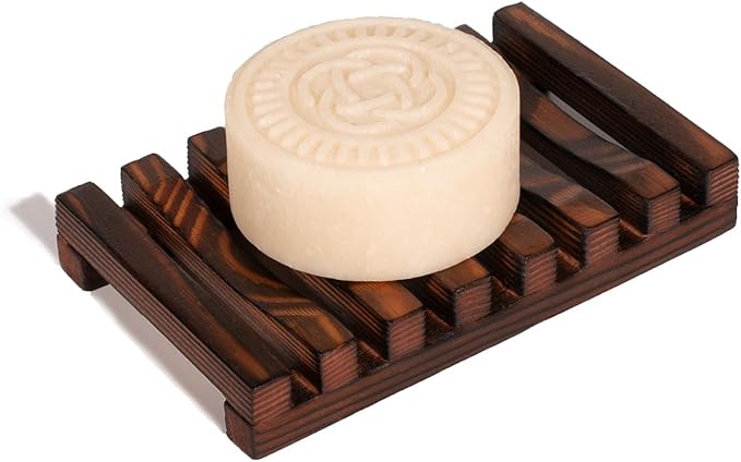 Viori Sæbeskål i mørkt træ – naturlig & bæredygtig