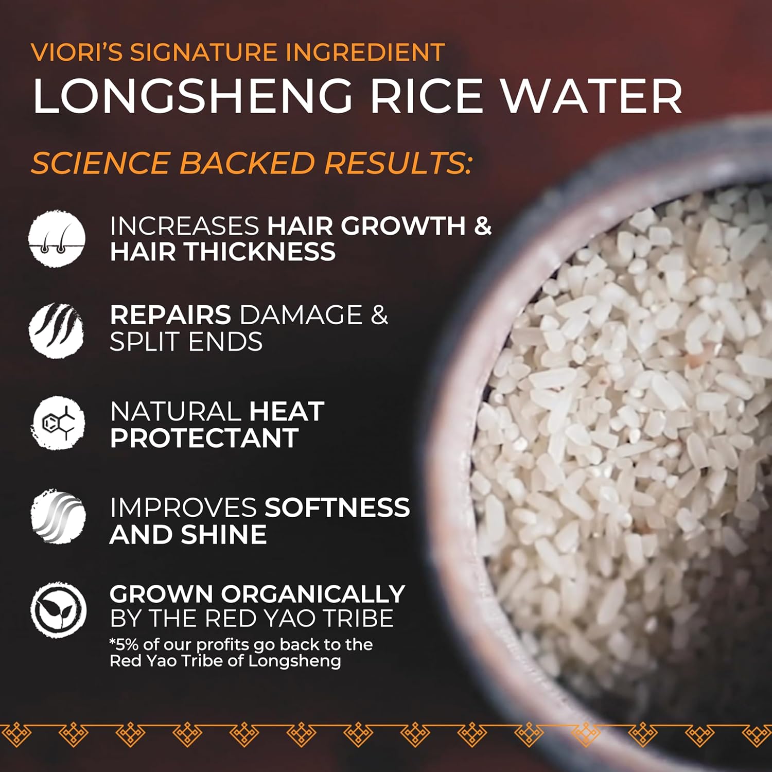 Viori Shampoo Bar – Citrus Zest med Rice Water til volume & glans