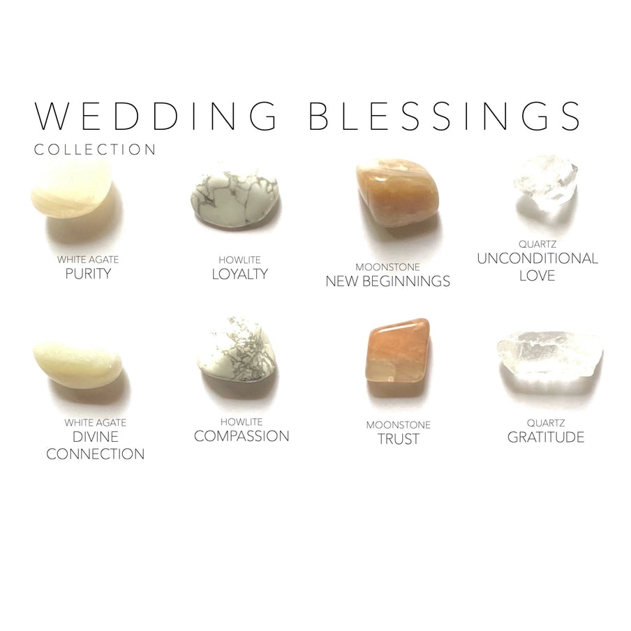 Wedding Blessing krystal kit | Krystaller til kærlighed, harmoni & nye begyndelser