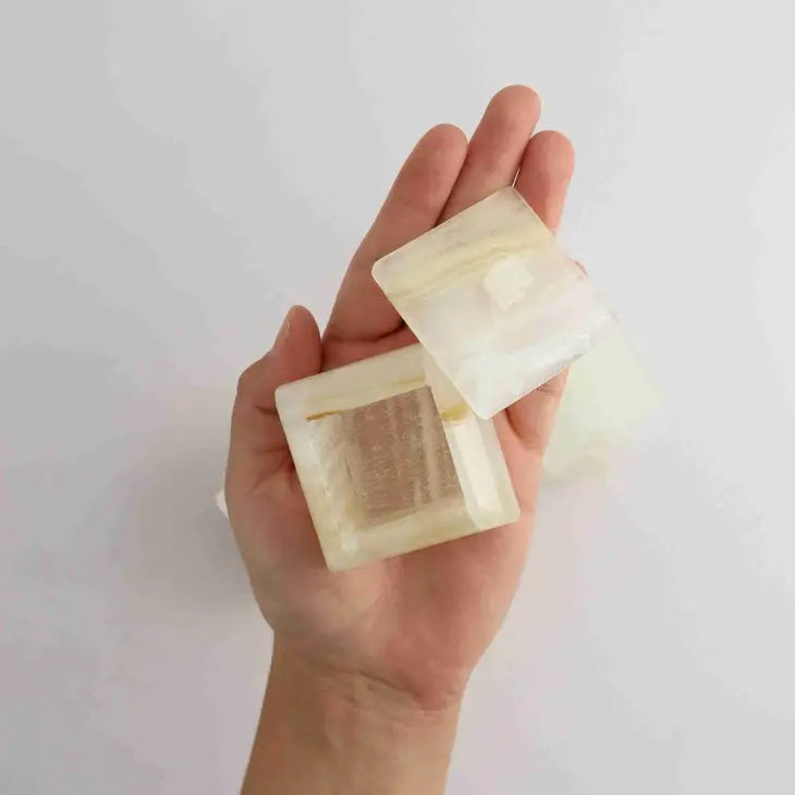 Onyx krystal krukke med låg | Elegant opbevaring & beskyttende energi