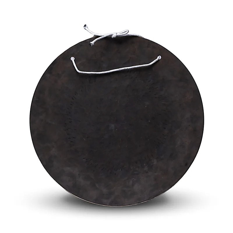 Gong Wind model med Black Lotus symbolik 55 cm | Yogi & Yogini