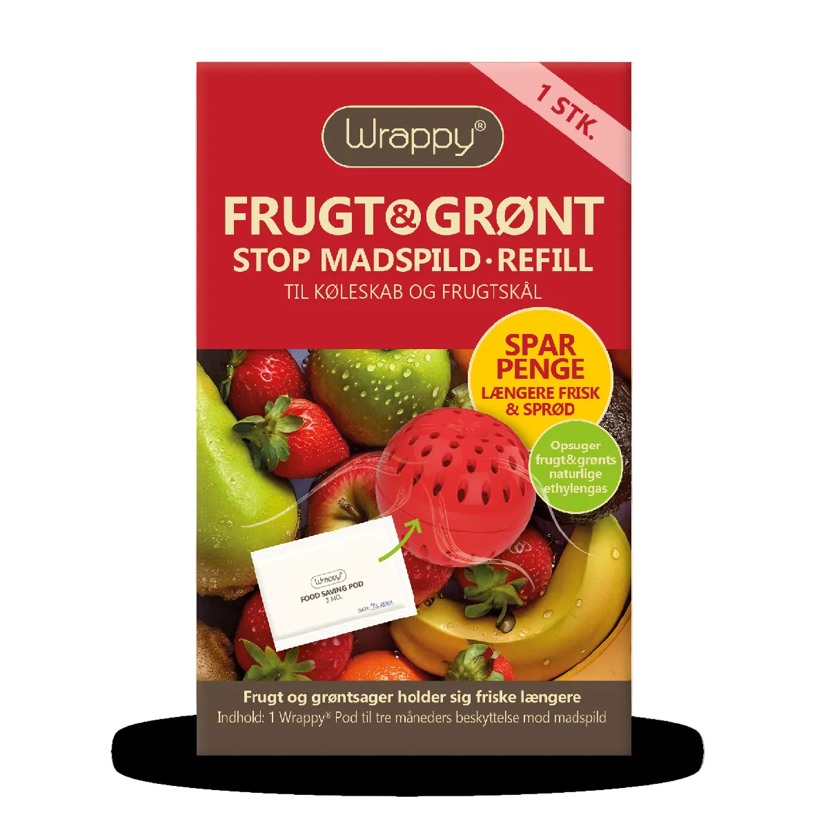 WRAPPY Pod refill emballage til frugt og grønt