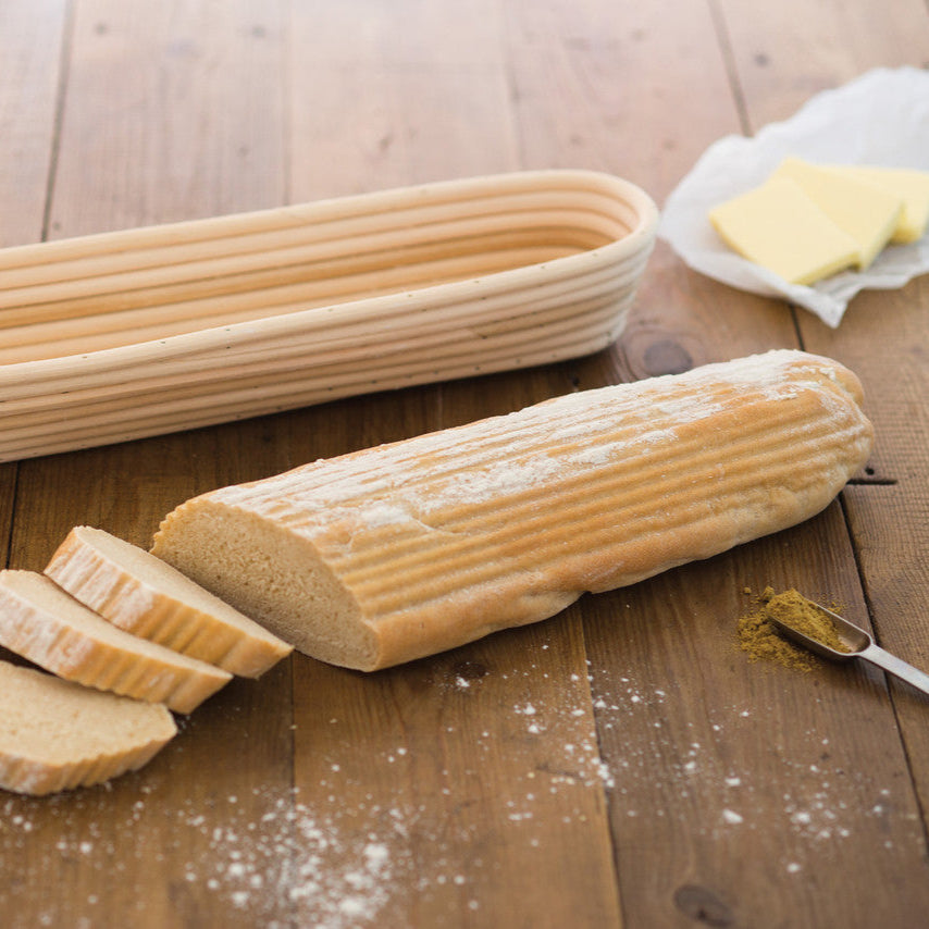 Hævekurv baguette – original banneton til surdej & brød