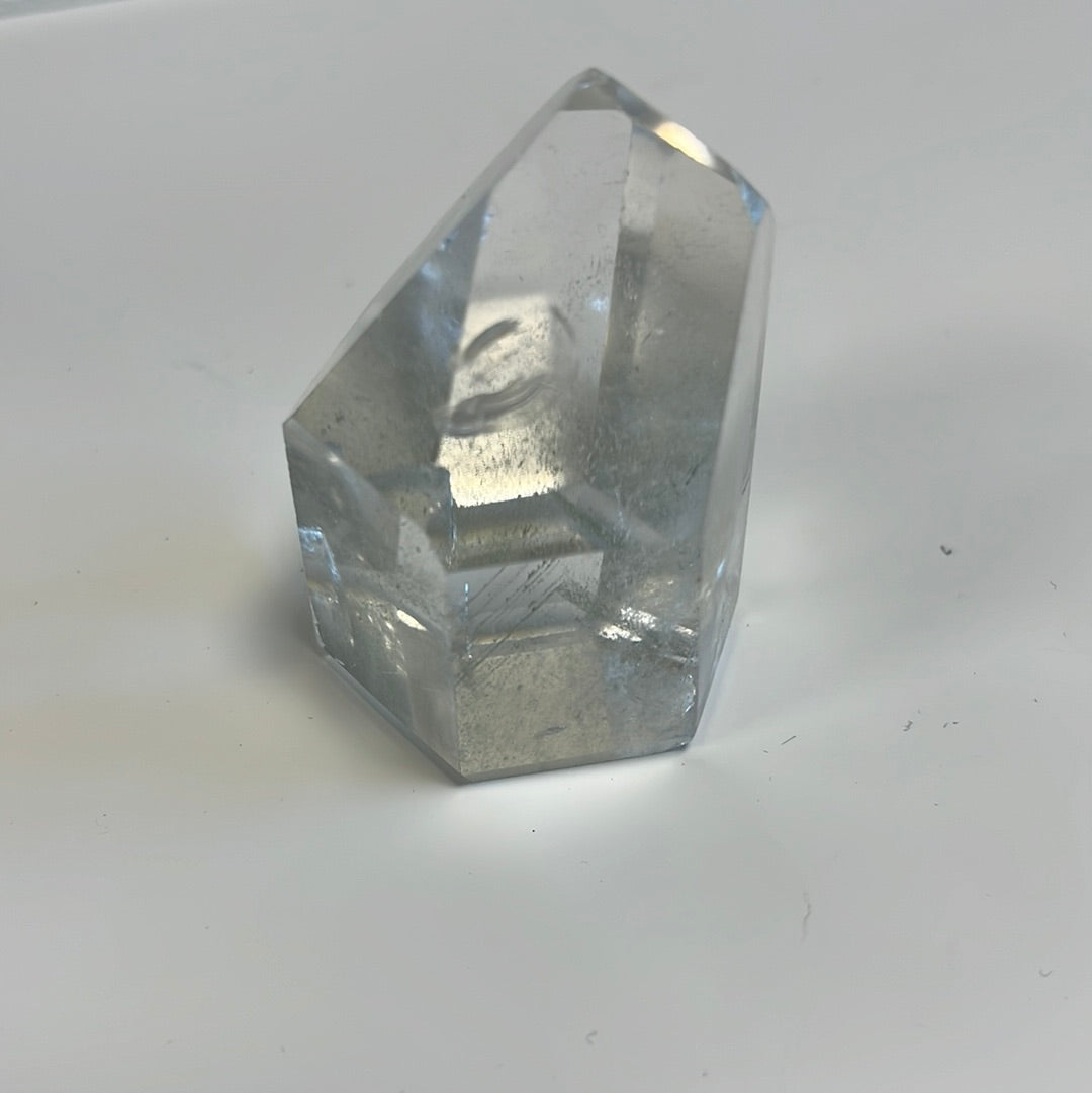 Bjergkrystal tårn | Poleret krystaltårn til overblik, energi & balance