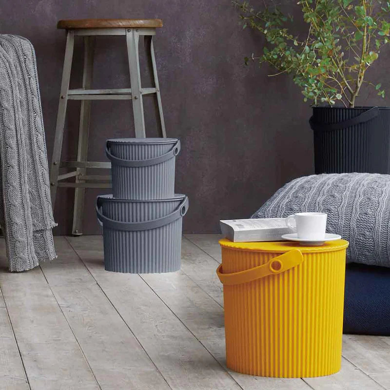 OMNIOUTIL Spand med låg – Prisvindende japansk design | Gul