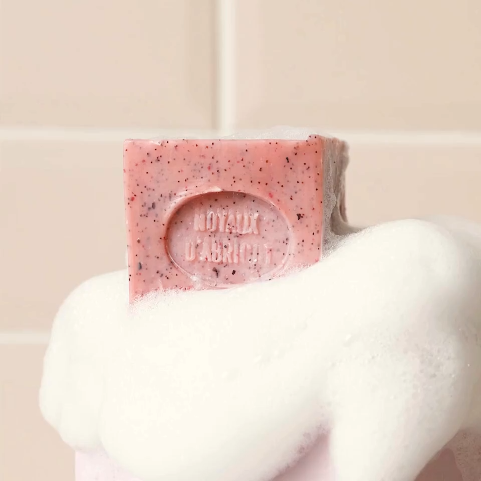 Savon de Marseille – Fransk natursæbe med abrikoskerner | Naturlig eksfoliering