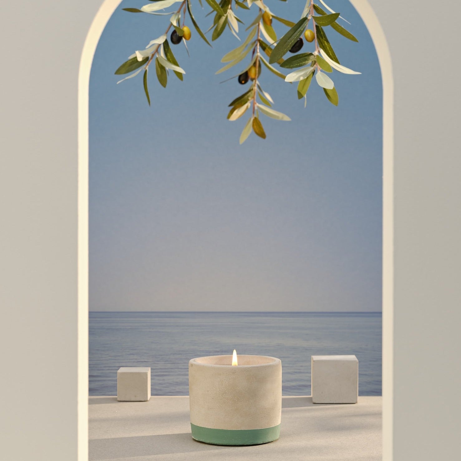 Outdoor lys m. Citronella - 9 x 7,5cm - Håndlavet - Bougies la Française