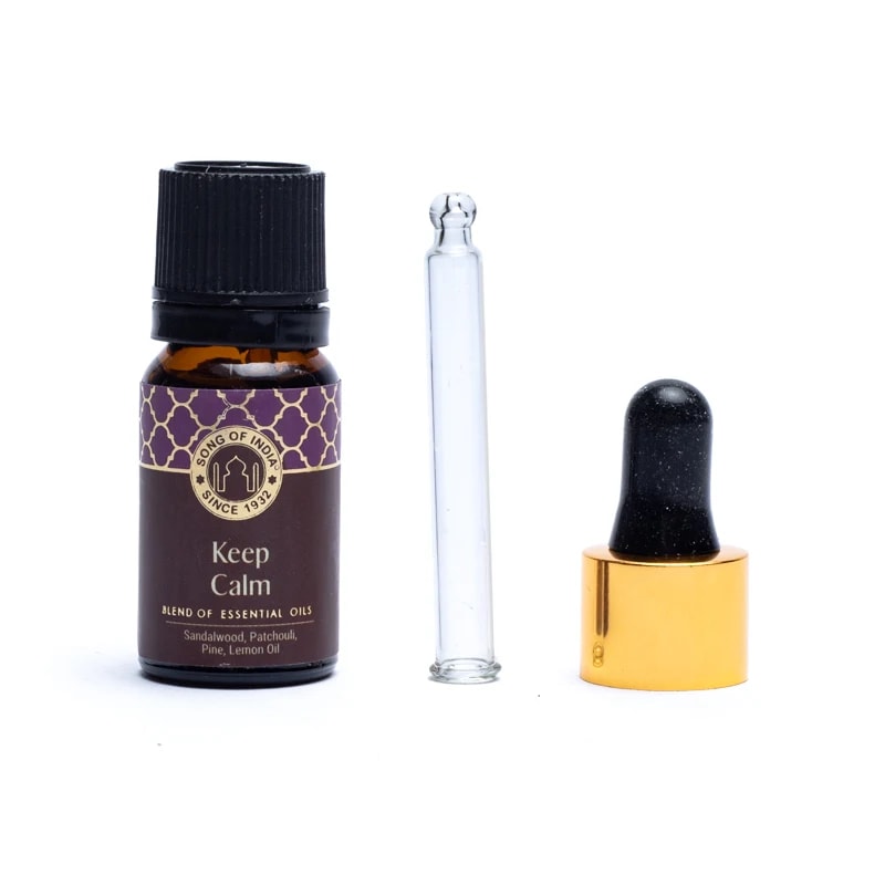 Keep Calm Æteriske olier, Økologisk - Sandeltræ, Citron & Patchouli - 10ml