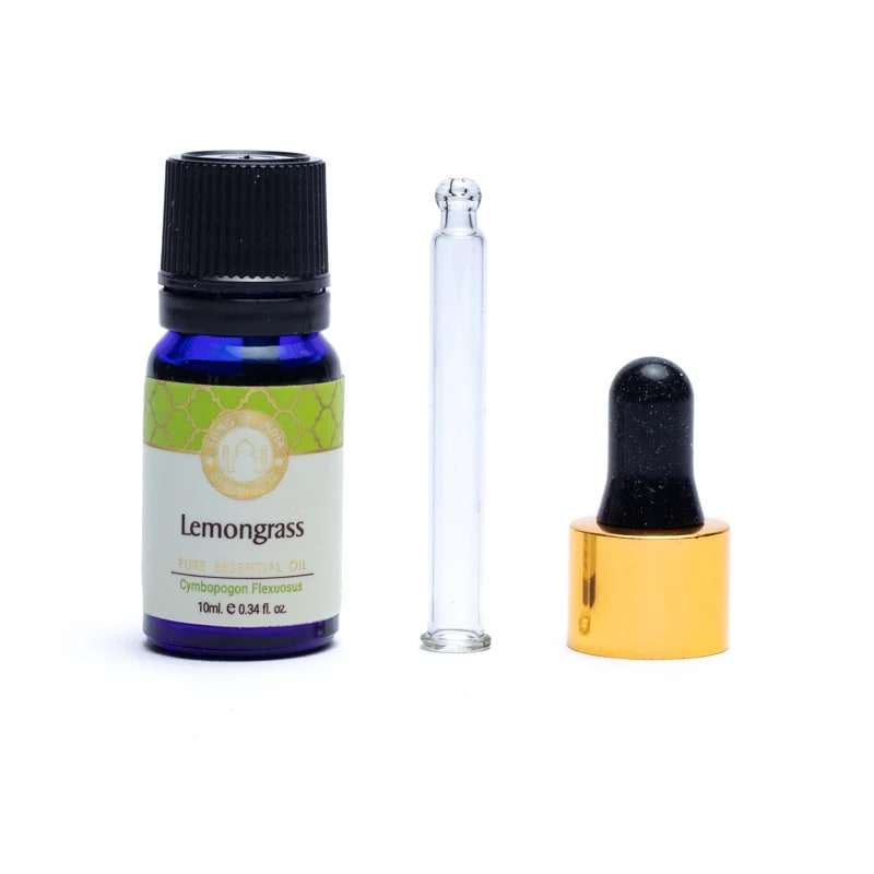 Citrongræs Æterisk olie, økologisk - Uplifting & Insektbeskyttelse - 10 ml