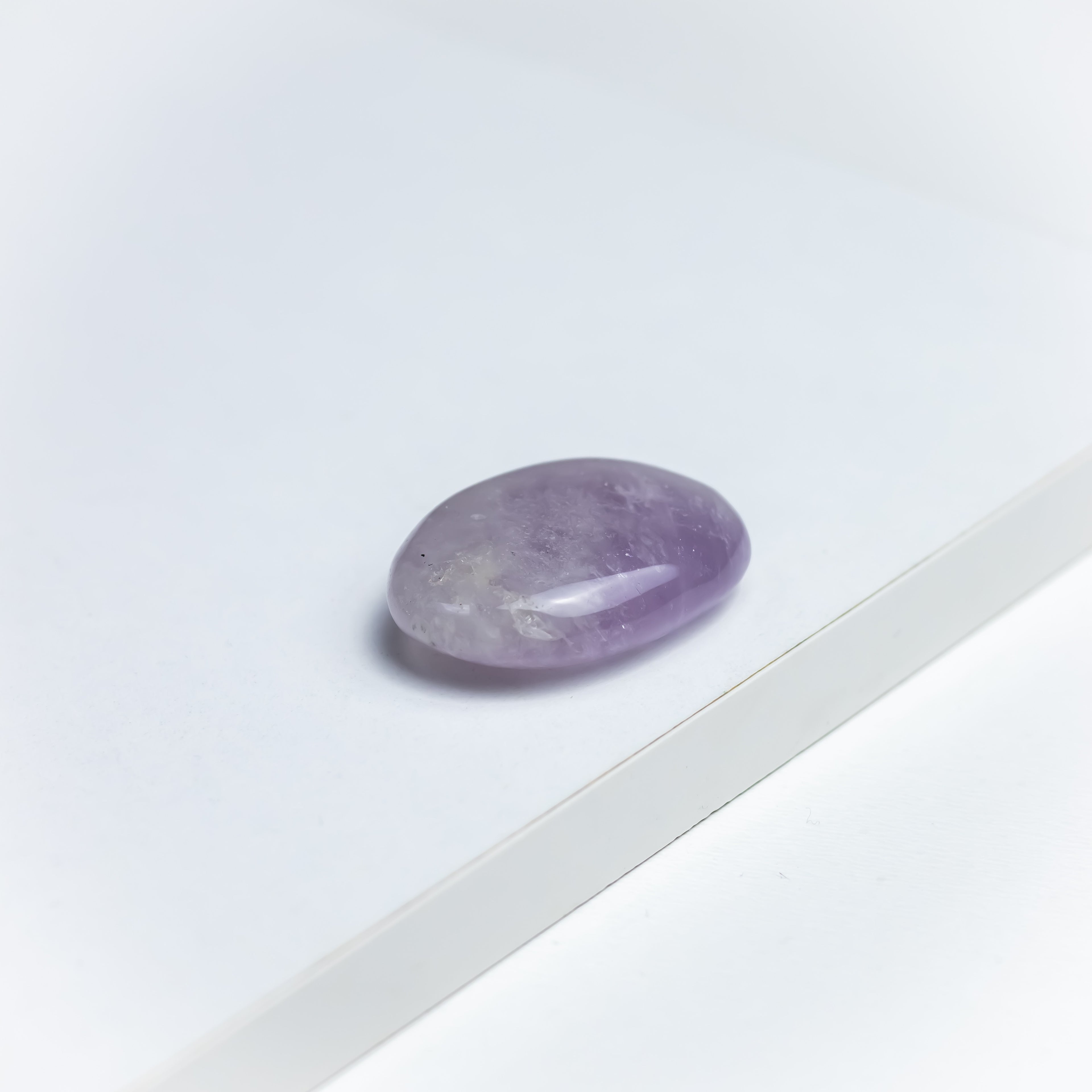 Ametyst krystal palmstone
