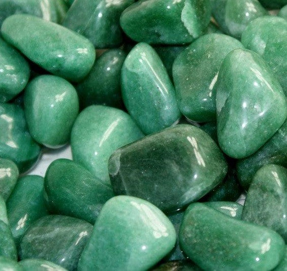 Aventurin Krystal - Polerede Tromlesten