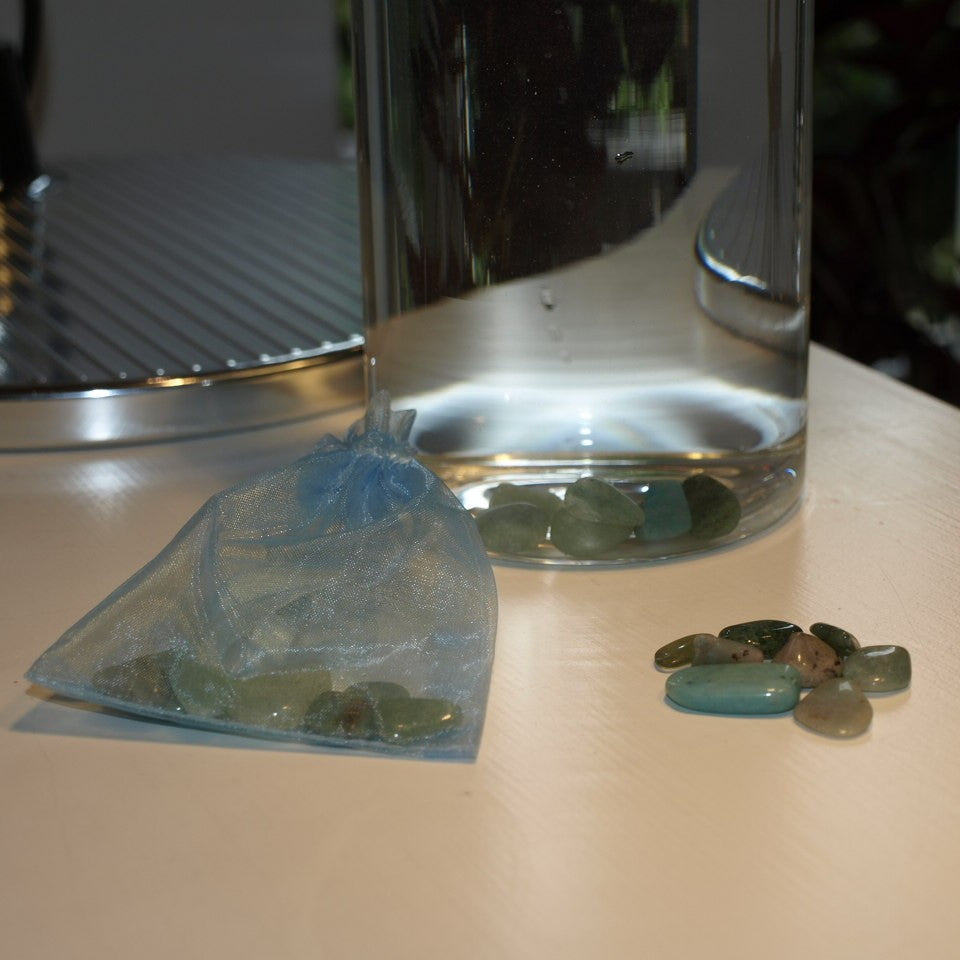 Aventurin Krystal - Mini Tromlesten - Pose m. 100g.