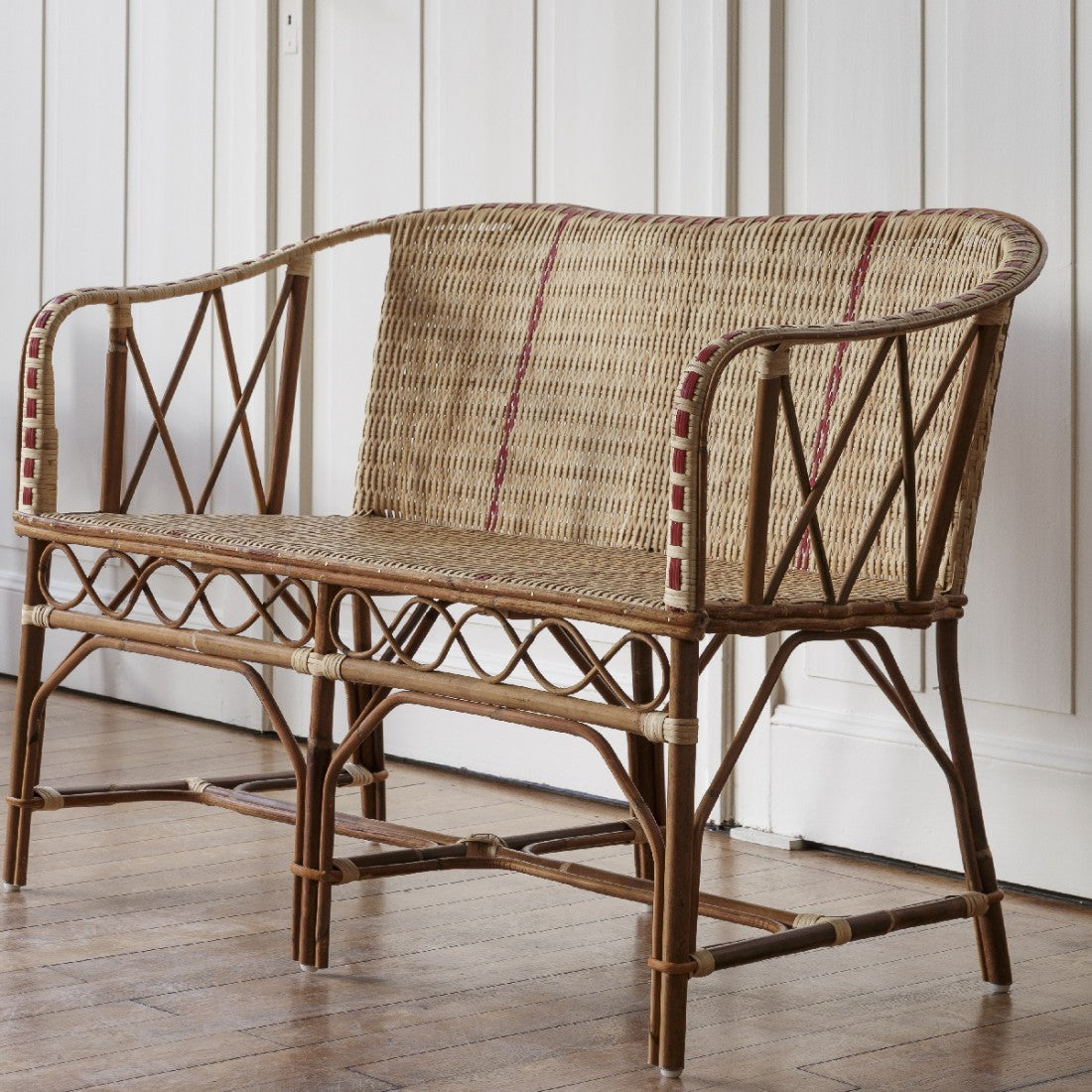 Rattan Bænk - Bagatelle Serie - Kok Maison