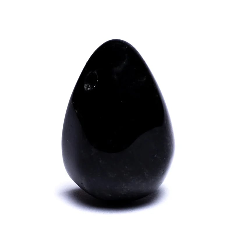 Vedhæng, Dråbe formet - Black Onyx Krystal