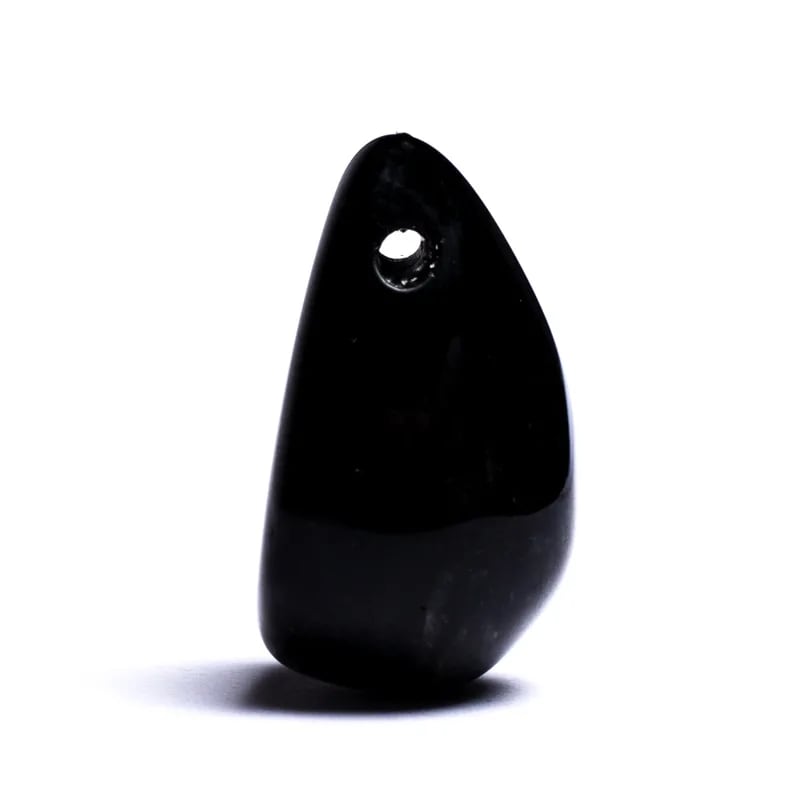 Vedhæng, Dråbe formet - Black Onyx Krystal