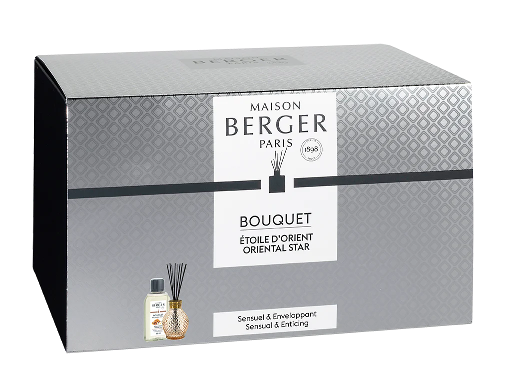 Oriental Star Duftpinde - L´Originelle Flakon & 200ml Duft Refill - Krydret duft - Maison Berger