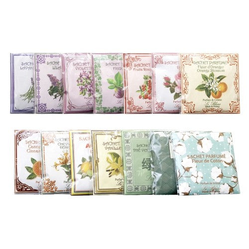 Fransk Verbena Duftpose m. Potpourri til skabe & skuffer - Le Blanc