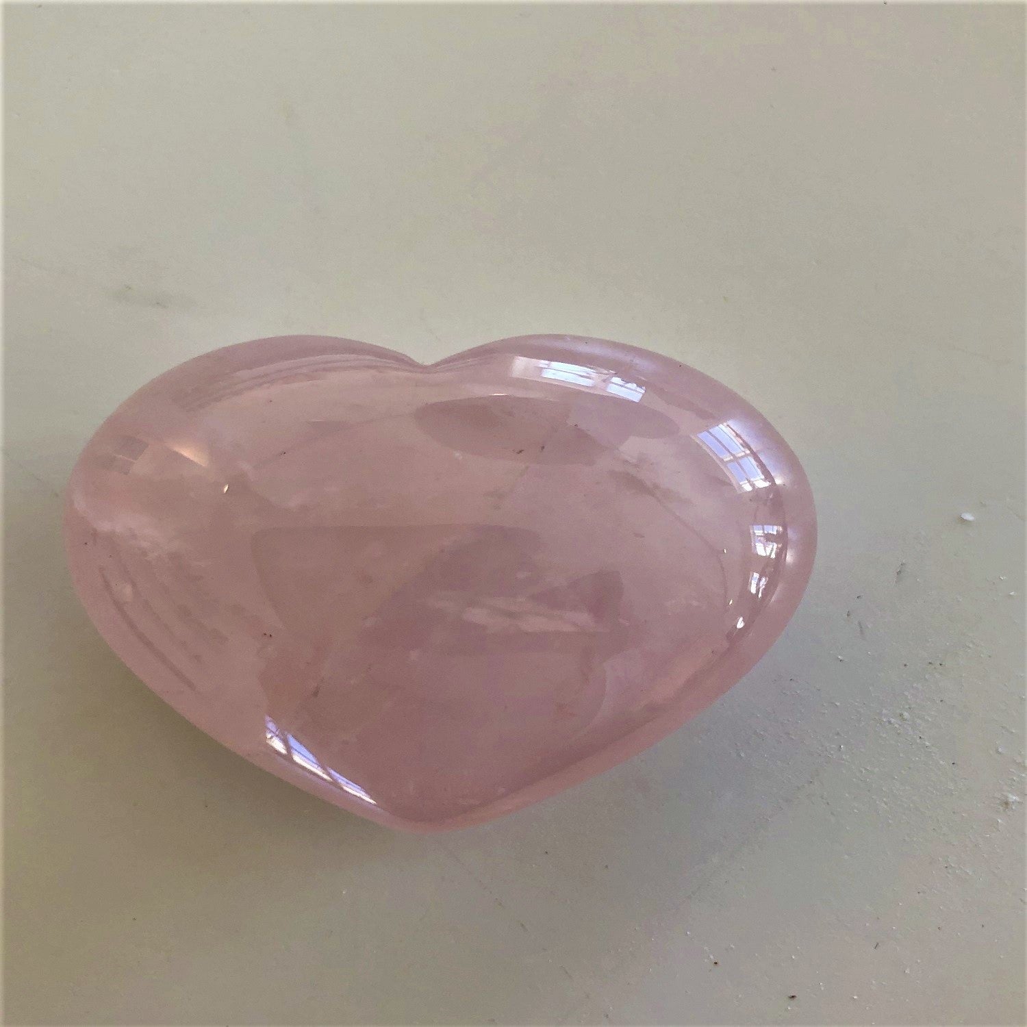 Rosenkvarts Krystal Hjerte